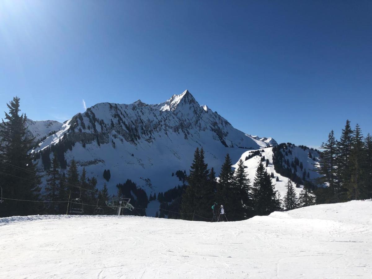 Studio 4 Personnes A 80M Des Pistes De Ski Saint-Jean-dʼAulps Εξωτερικό φωτογραφία